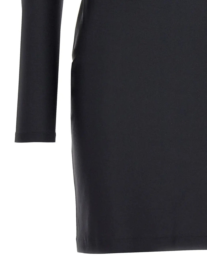 Coperni Black Polyamide Short Dress