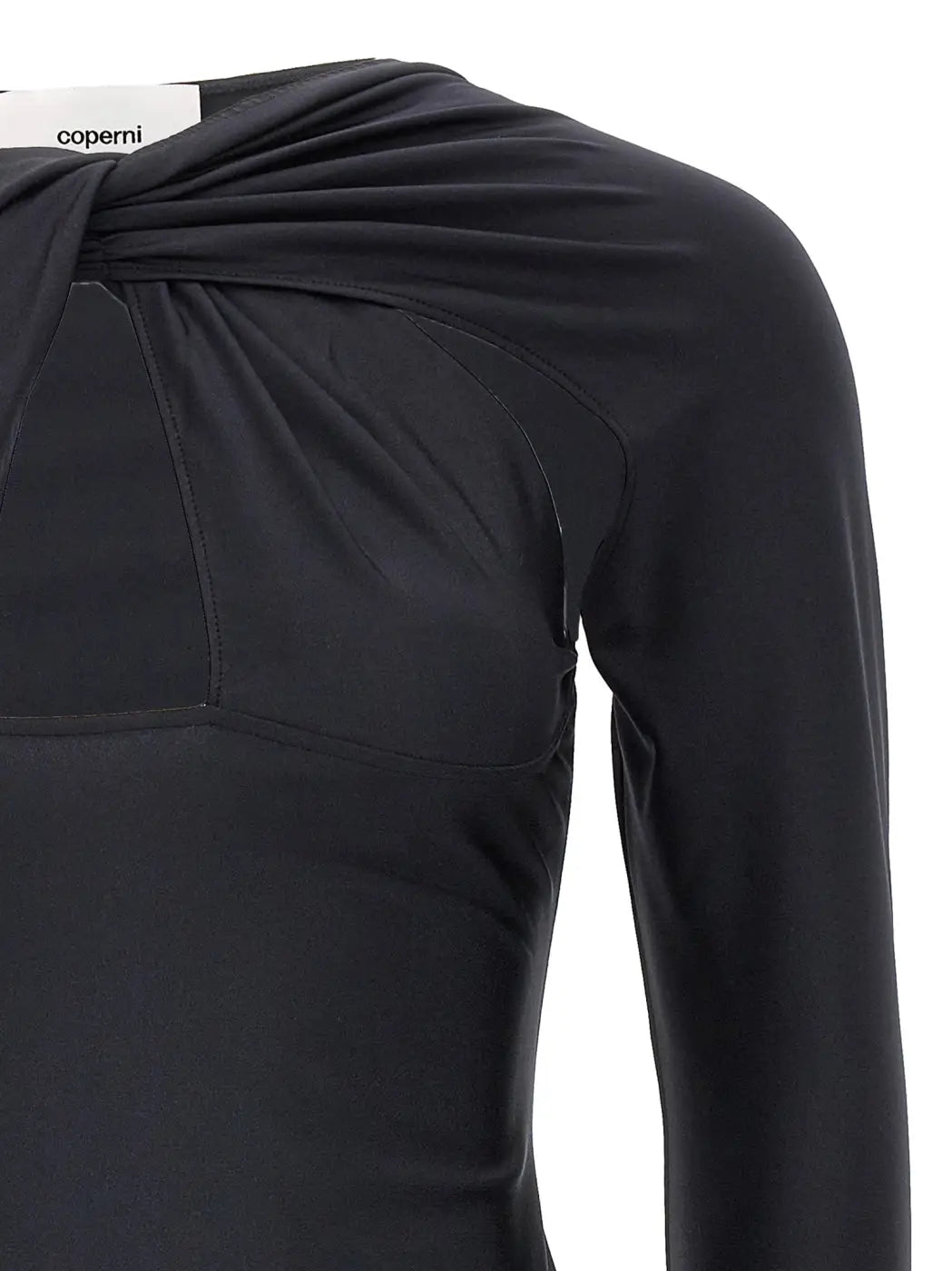 Coperni Black Polyamide Short Dress