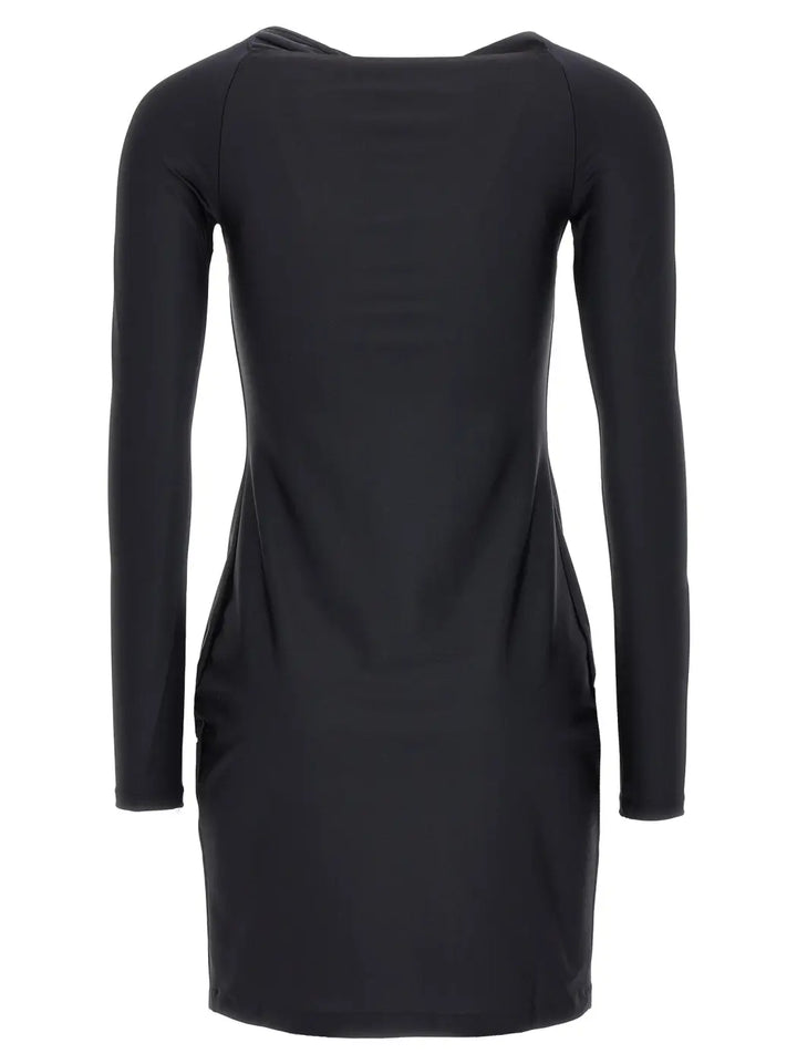 Coperni Black Polyamide Short Dress