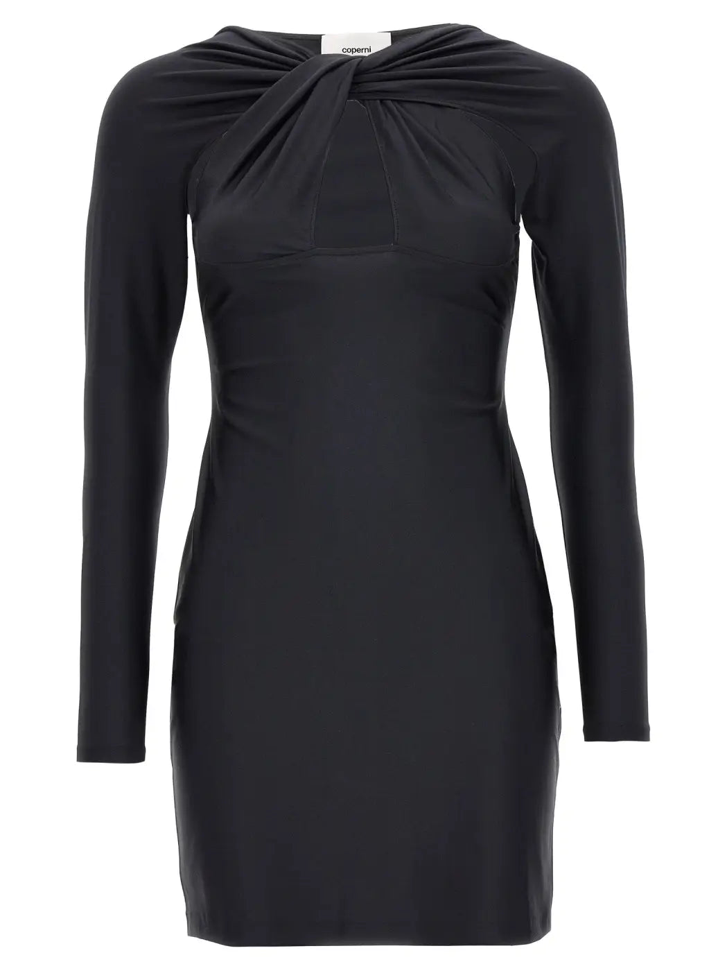 Coperni Black Polyamide Short Dress