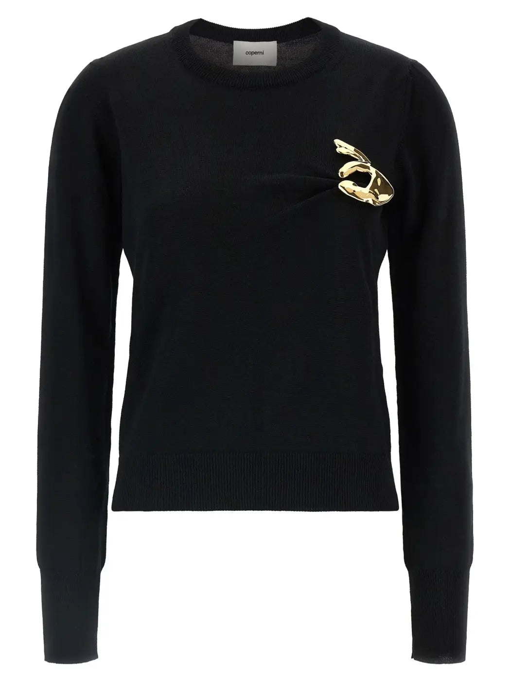 Coperni Black Virgin Wool Cardigan