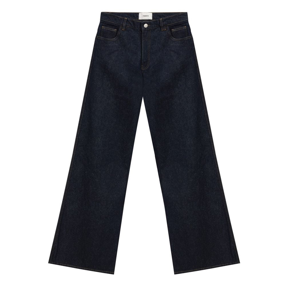 Coperni Blue Cotton High-waisted Jean