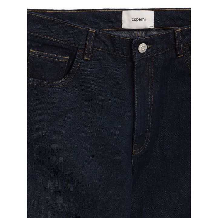 Coperni Blue Cotton High-waisted Jean