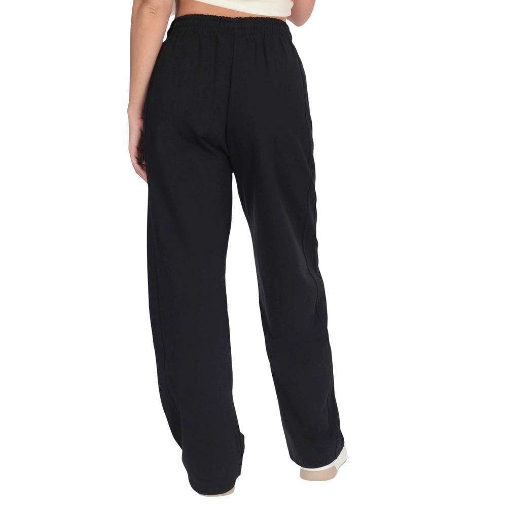 County of Milan Black Cotton Joggers (workout Pants)