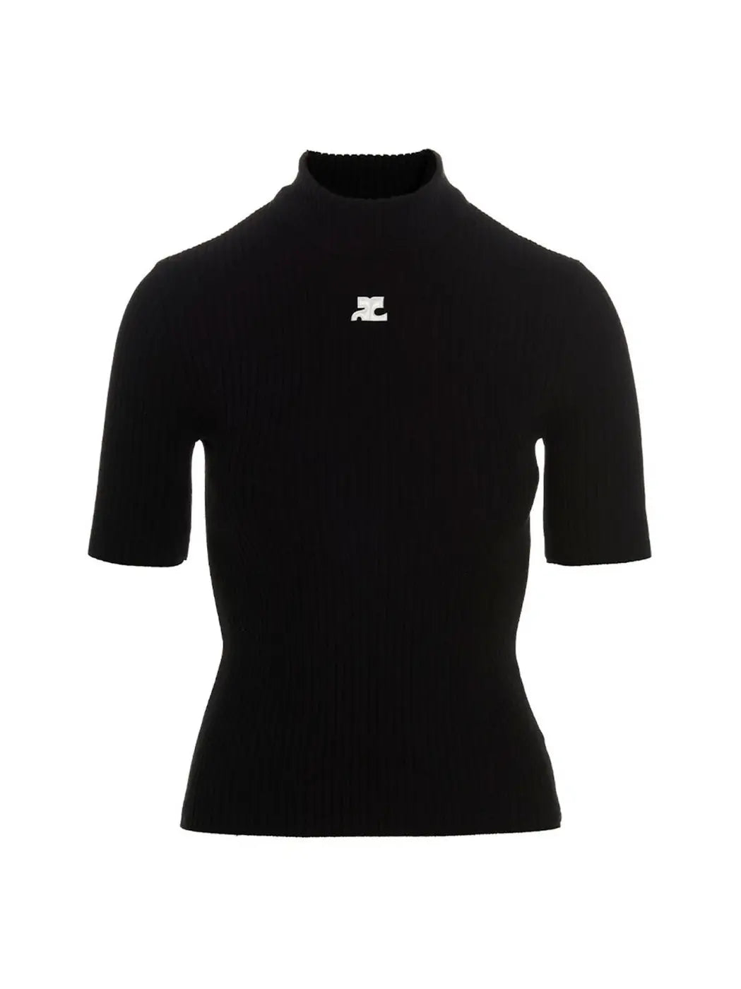 Courrèges Bicolor Viscose Cardigan