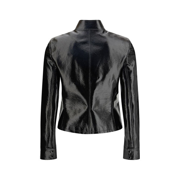 Courrèges Coats & Jackets - Black Cotton Full-Length Jacket