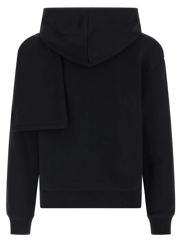 Courrèges Black Cotton Sweatshirt