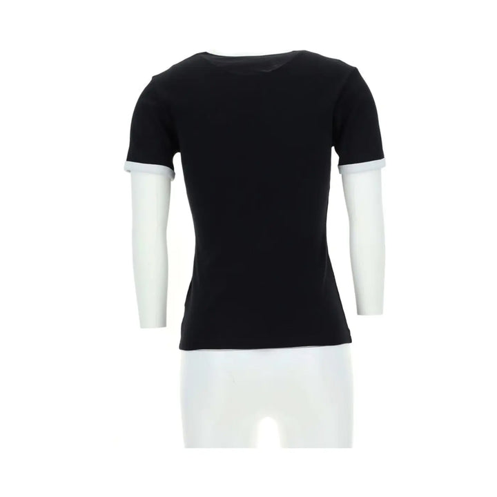 Courrèges Black Cotton T-shirt