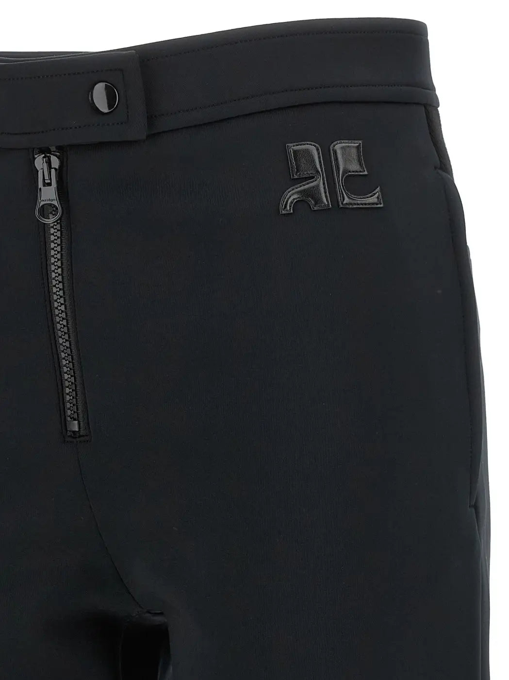 Courrèges Black Polyester Casual Pants