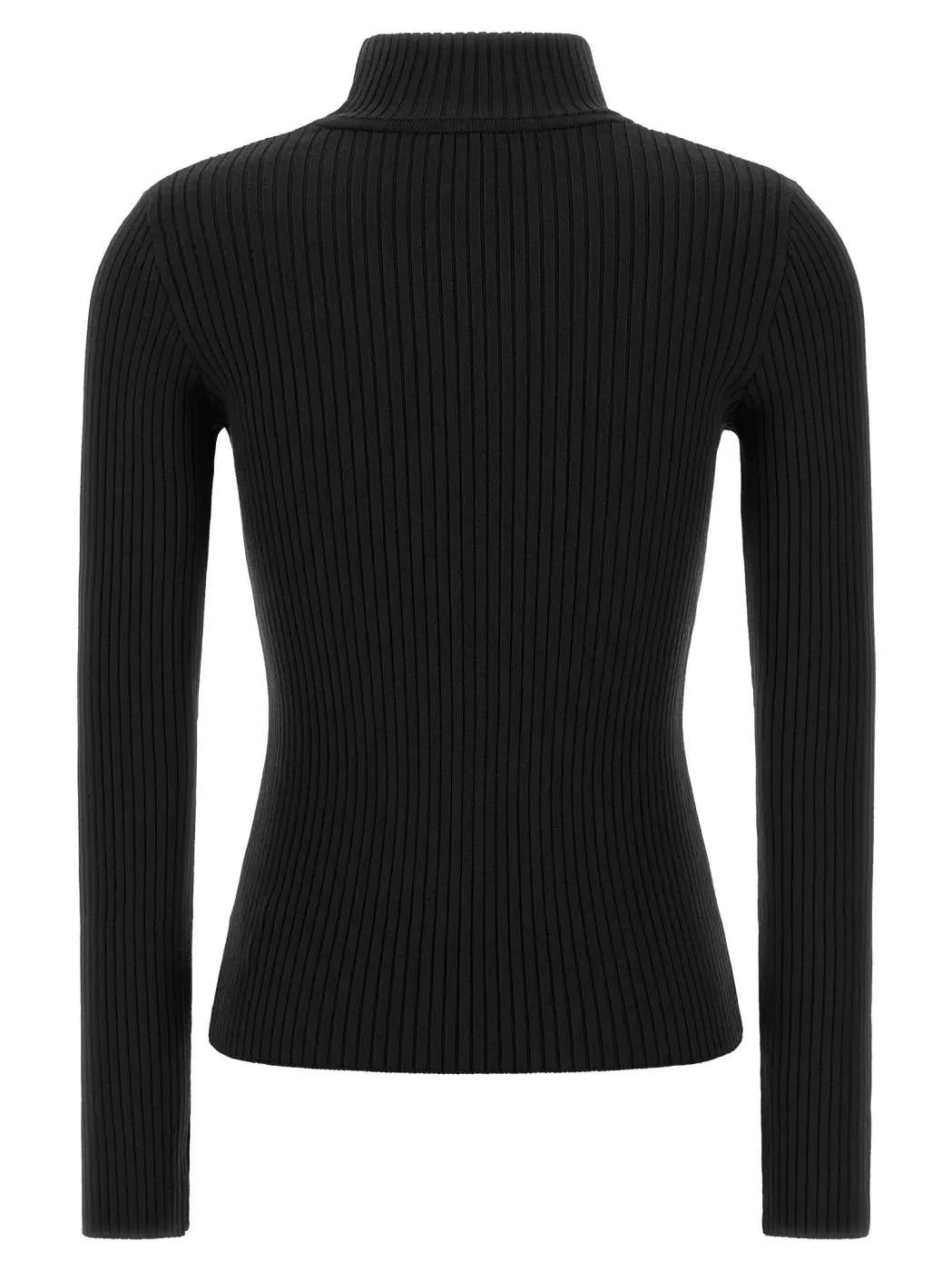Courrèges Black Viscose Cardigan
