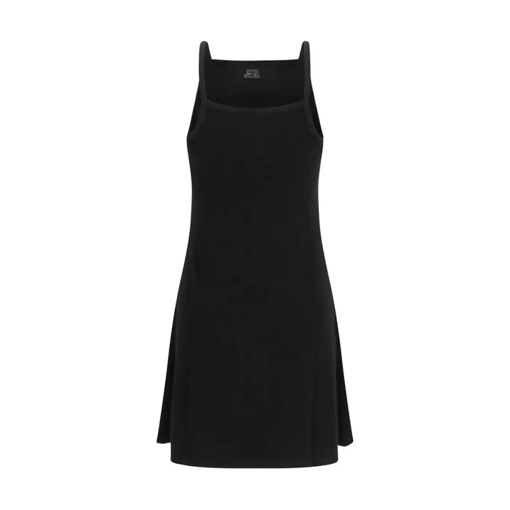 Courrèges Black Viscose Casual Dress