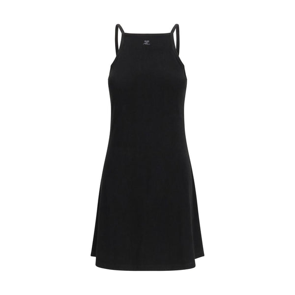Courrèges Black Viscose Casual Dress women’s dress
