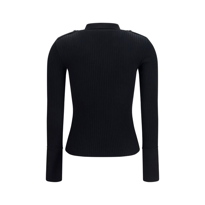 Courrèges - Black Viscose Polo Shirt