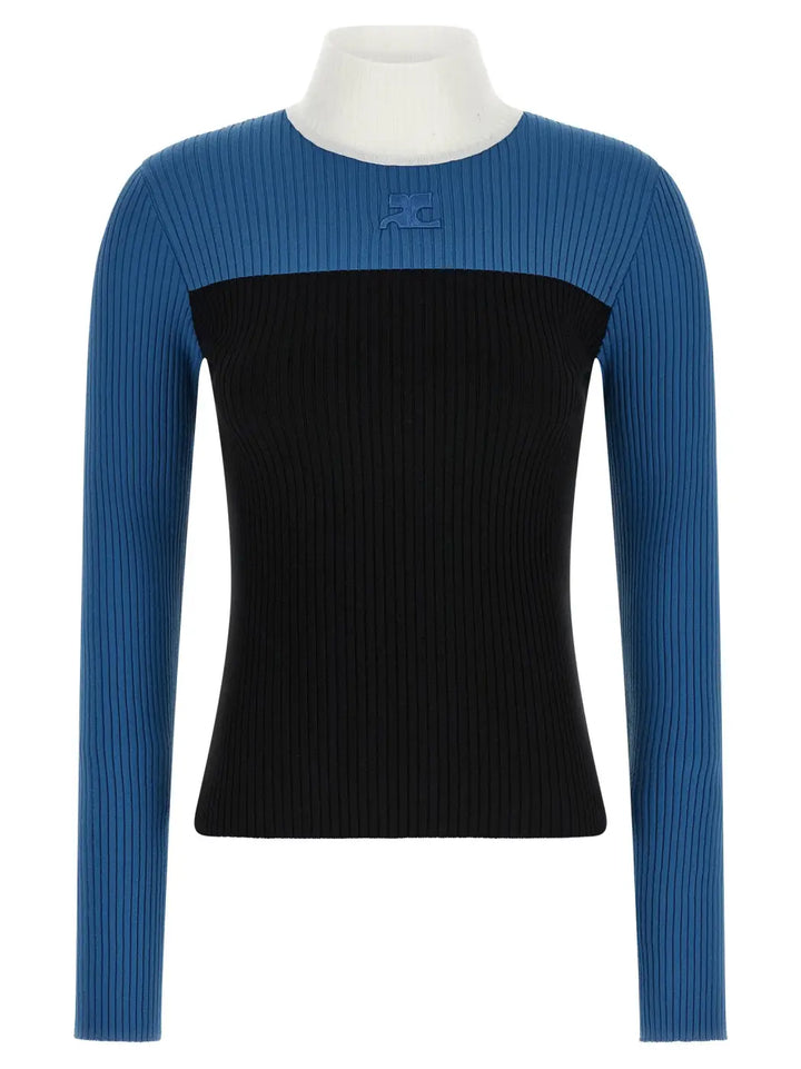 Courrèges Multicolor Viscose Cardigan
