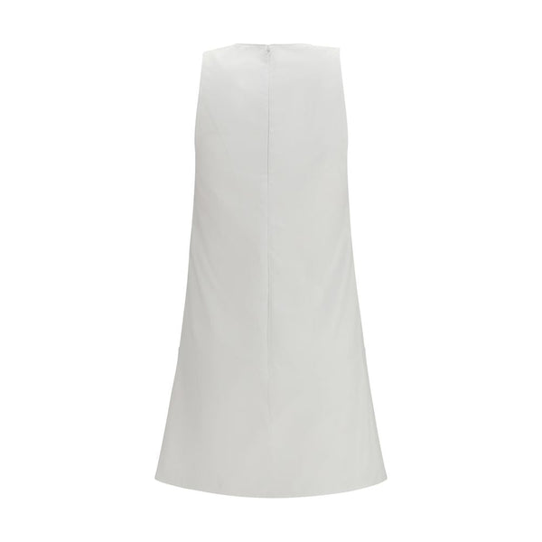 Courrèges White Cotton Casual Dress women’s dress
