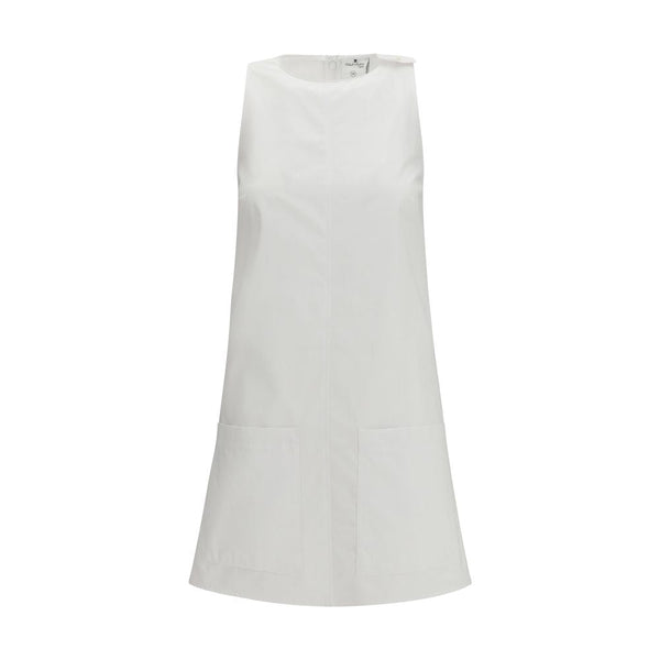 Courrèges White Cotton Casual Dress women’s dress