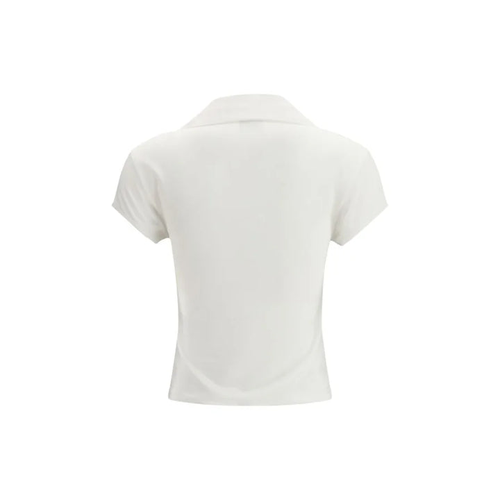 Courrèges White Cotton Polo Shirt