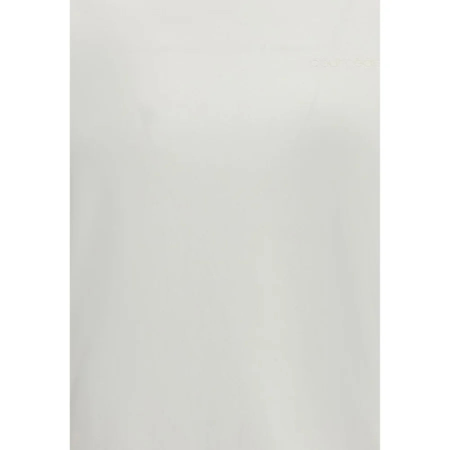 Courrèges White Cotton T-Shirt
