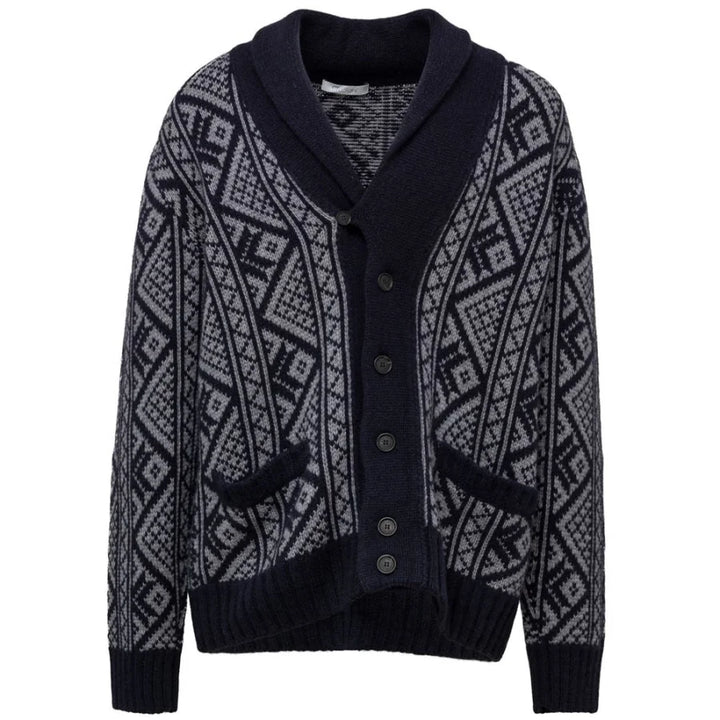 Cruciani Bicolor Cashmere Cardigan