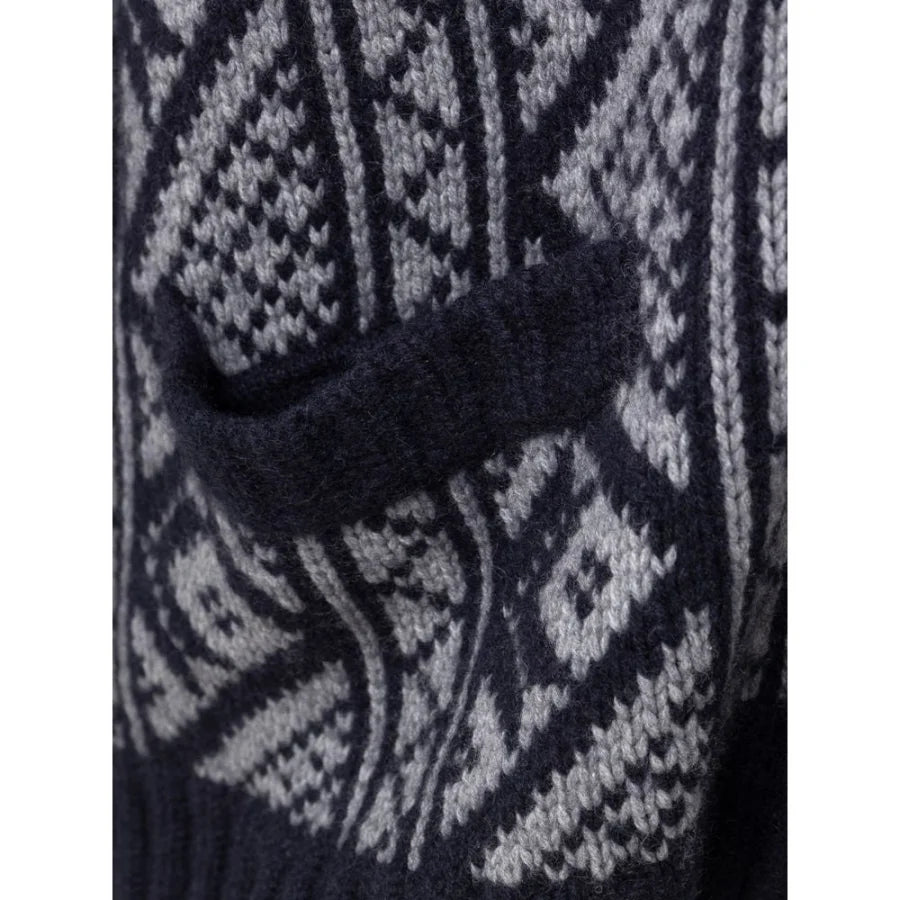 Cruciani Bicolor Cashmere Cardigan
