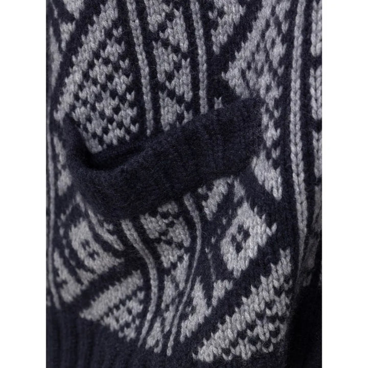 Cruciani Bicolor Cashmere Cardigan