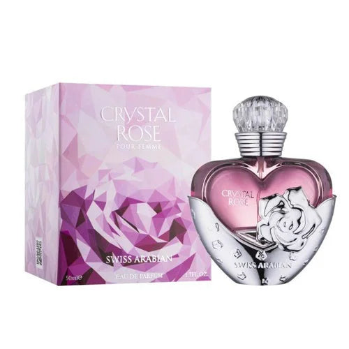 Crystal Rose Perfume by Swiss Arabian Floral Elegance for Women &amp; Cologne