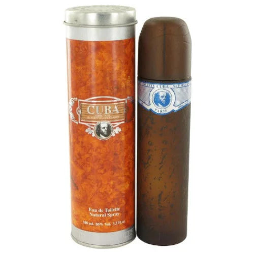 Cuba Blue Cologne for Men Sophisticated Spicy Perfume with Warm Vanilla Men’s