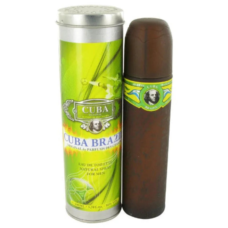 Cuba Brazil Eau Bold Spicy Sage with Smooth Vetiver Finish Men’s Cologne