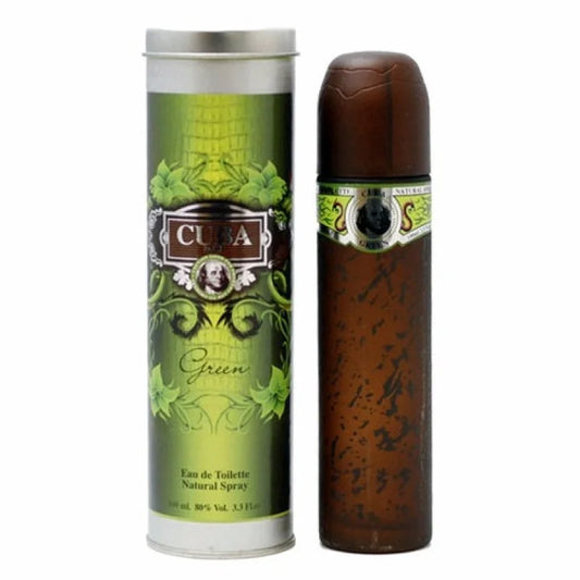 Cuba Green Eau Vibrant Lemon Mandarin with Earthy Marigold Men’s Cologne