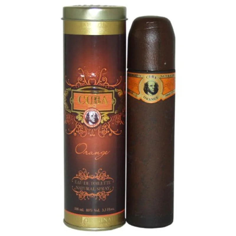Cuba Orange Eau Infused Aromatic Jasmine with Virginia Cedar Men’s Cologne