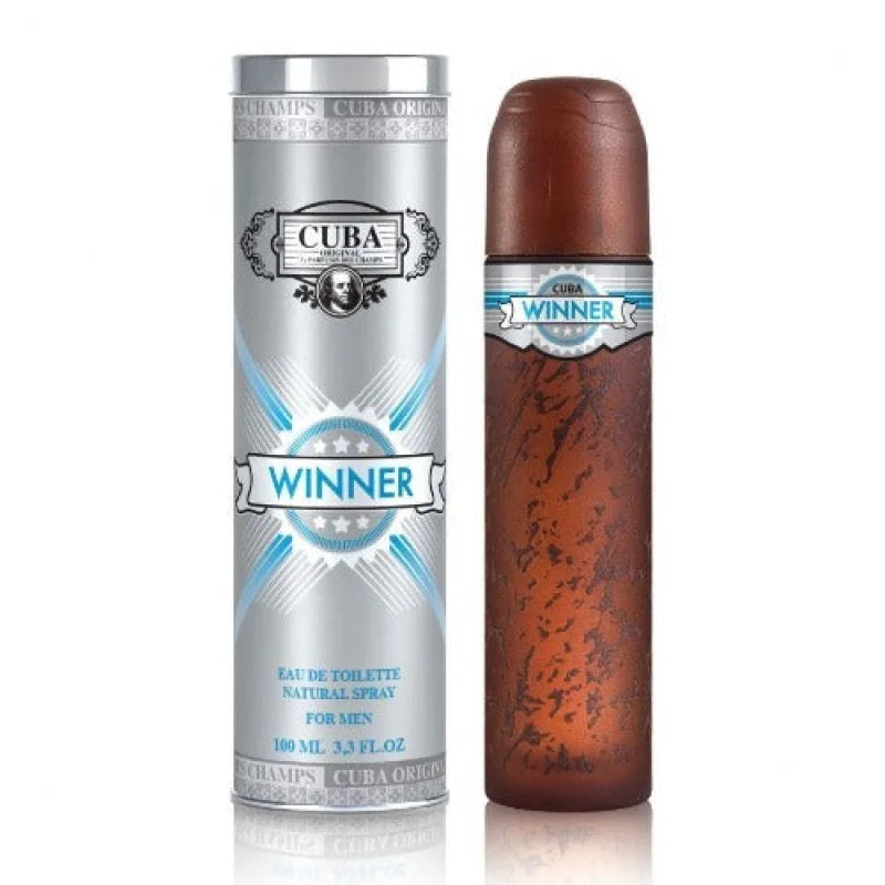 Cuba Winner Eau Masculine Fragrance with Vibrant Aquatic Notes Men’s Cologne