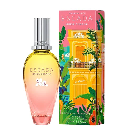 Cuban Sunset Escada Limited Edition Perfume with Mariposa Flower Women’s