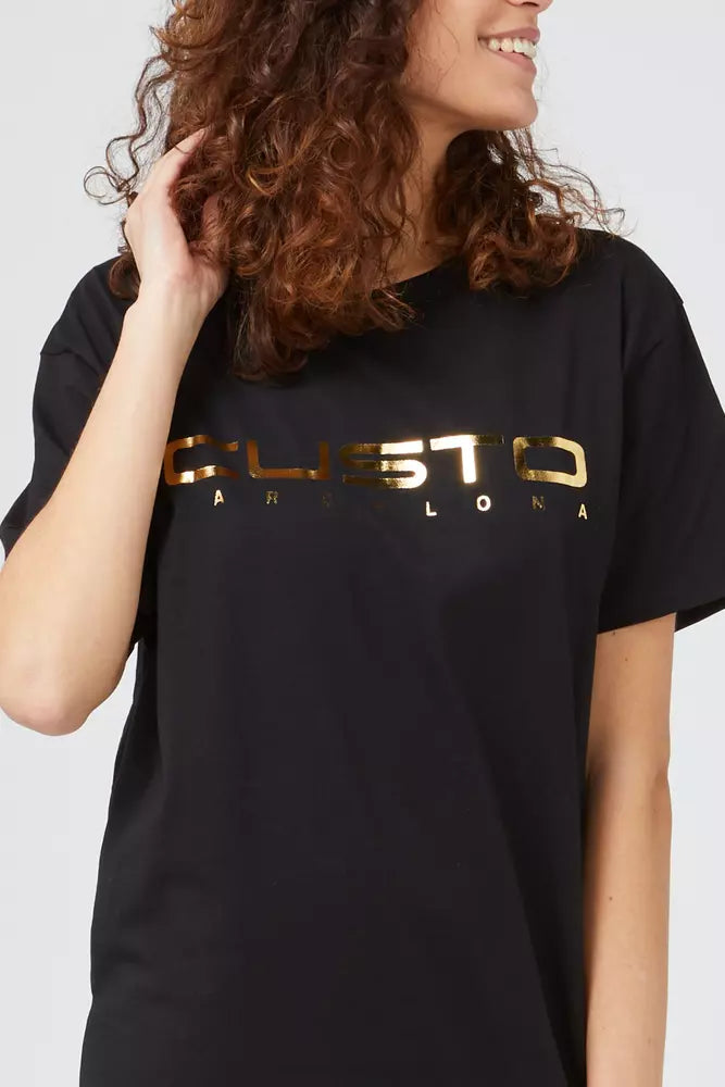Custo Barcelona - Black Cotton Women T-Shirt