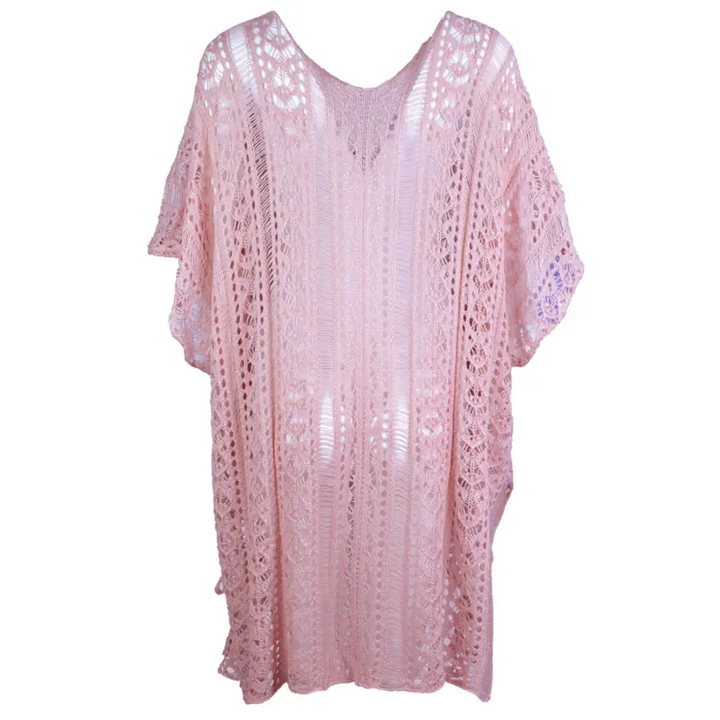 Beach Ready Cutout Tassel V Neck Cover Up Trendsi