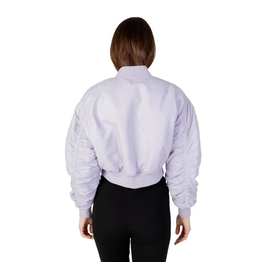 Calvin Klein Jeans Purple Polyamide Bomber