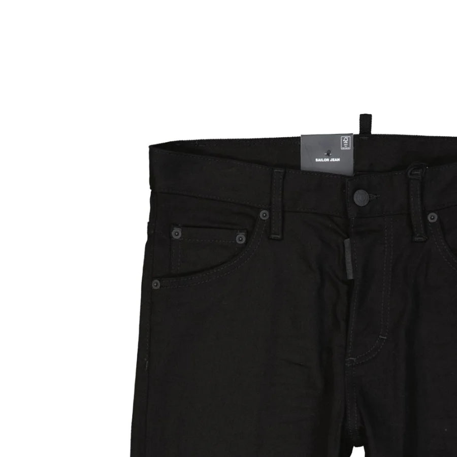 Dsquared² Black Cotton Jeans Denim