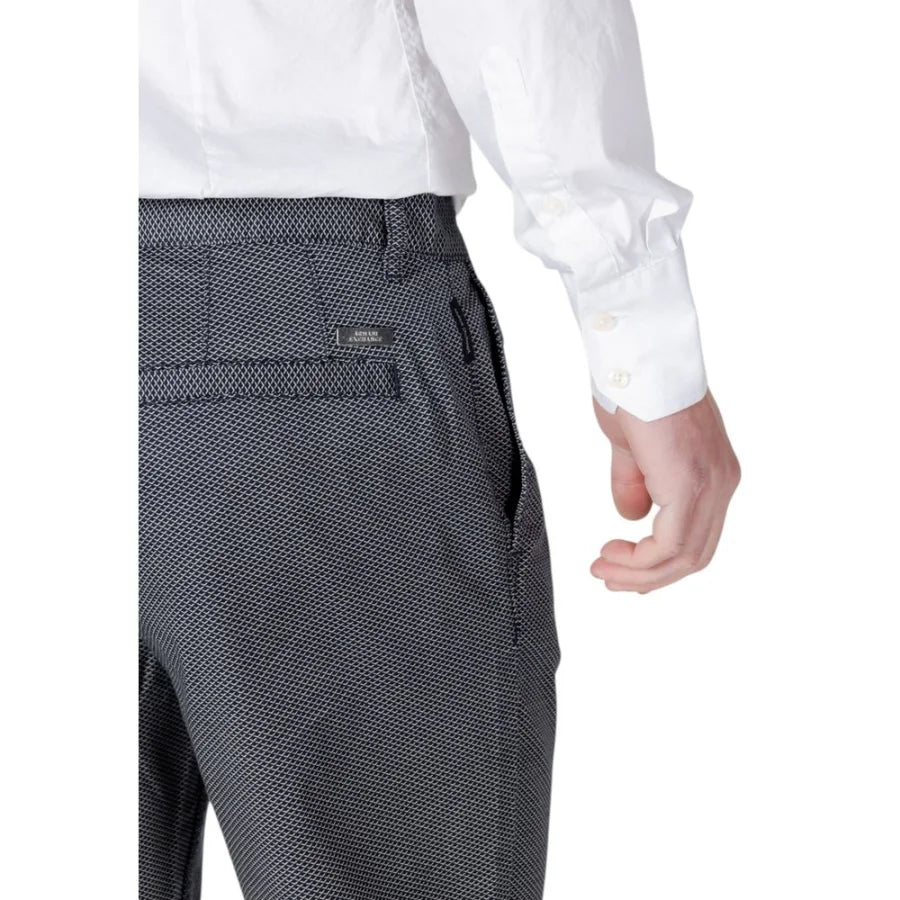 Armani Exchange Blue Cotton Bermuda Shorts