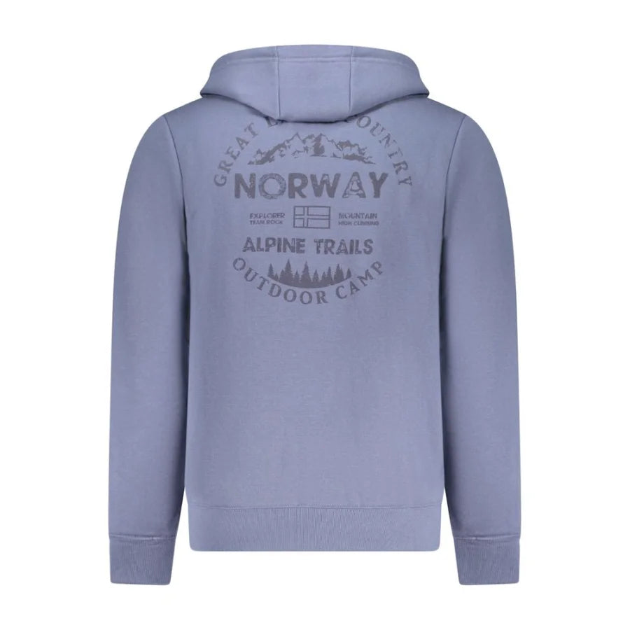 Norway 1963 Blu Cotton Men’s Hoodie