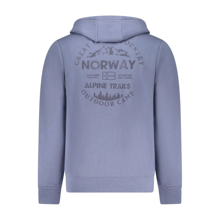 Norway 1963 Blu Cotton Men’s Hoodie