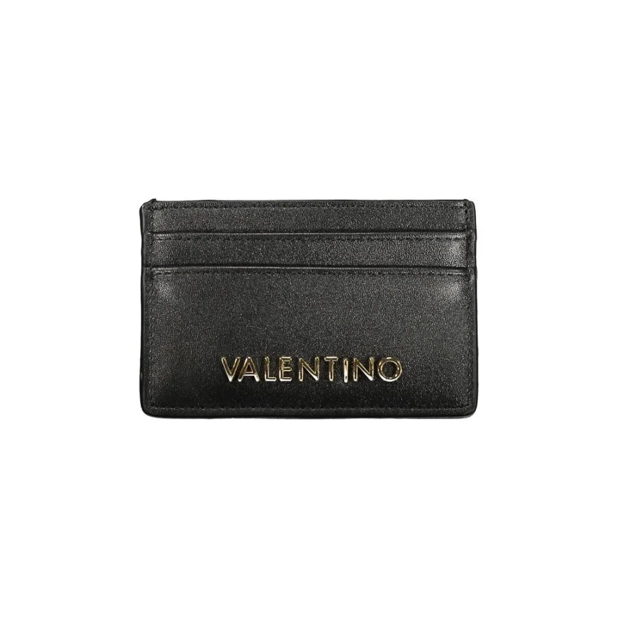 Mario Valentino Black Polyurethane Women Wallet