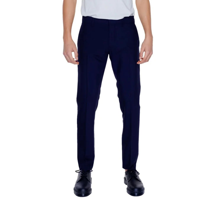 Antony Morato Blue Polyester Dress Pants