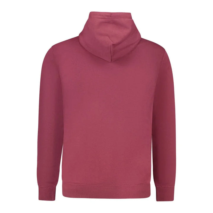 Tommy Hilfiger Red Cotton Men’s Sweatshirt with Hood