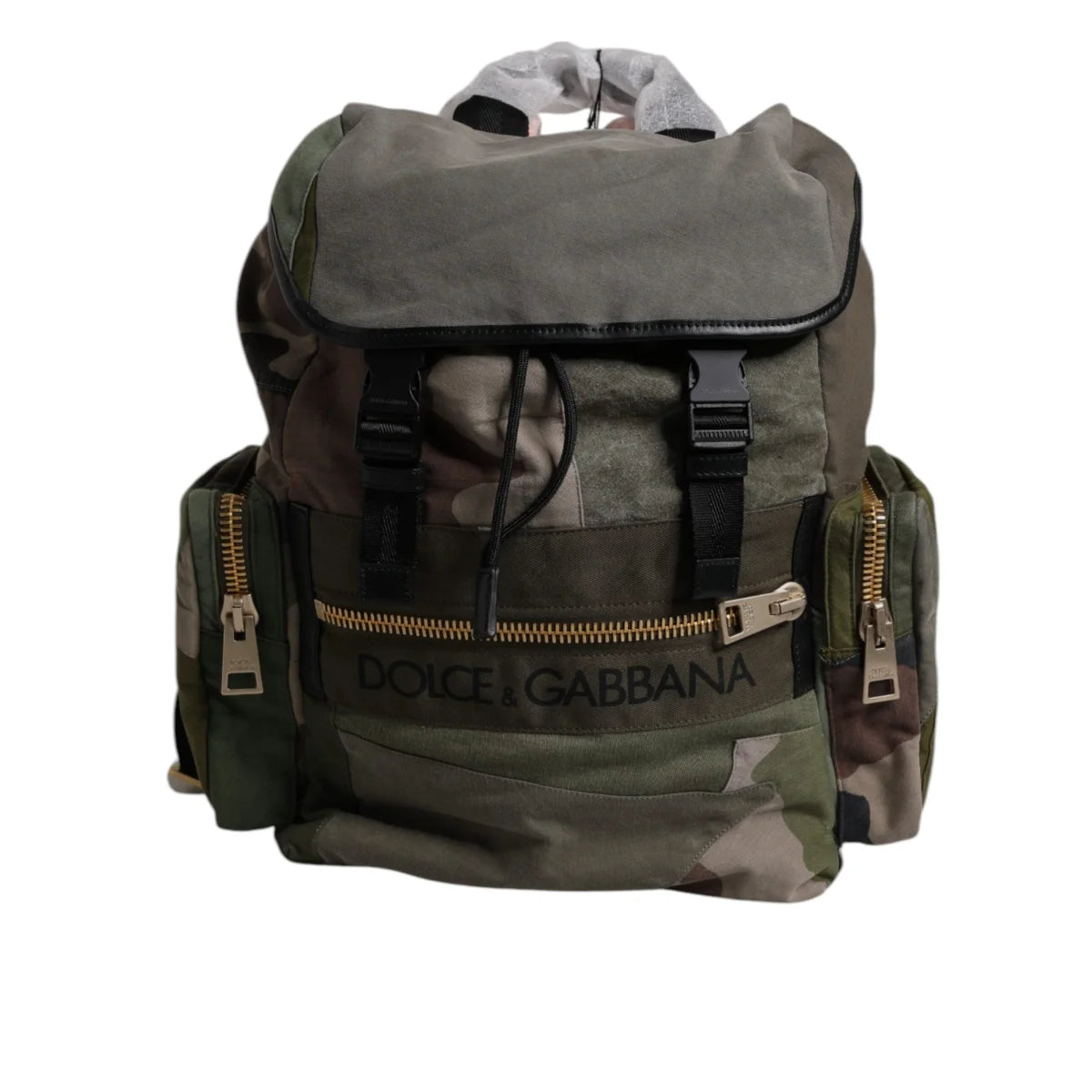 Dazzling Dolce Gabbana Backpack in Military Green Camouflage &