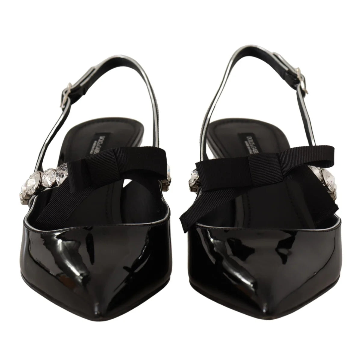 Dazzling Dolce Gabbana Crystal Slingback Heels &