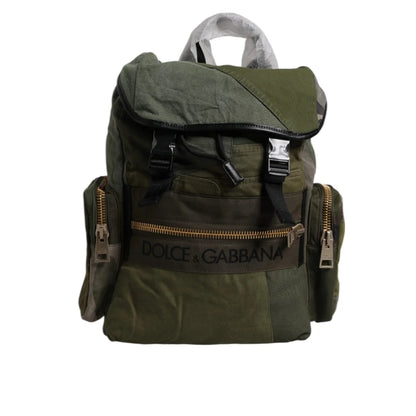 Dazzling Dolce Gabbana Military Green Drawstring Backpack &