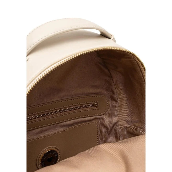 Love Moschino Beige Polyethylene Backpack