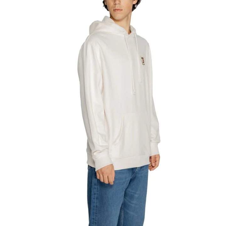 Tommy Hilfiger Jeans White Cotton Hoodie