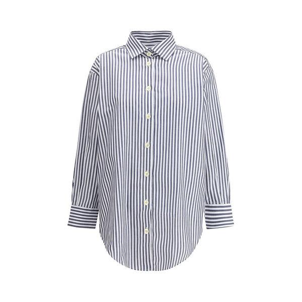 Deperlu Shirts - Blue Cotton Shirt
