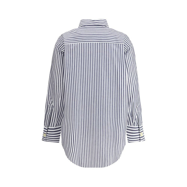 Deperlu Shirts - Blue Cotton Shirt