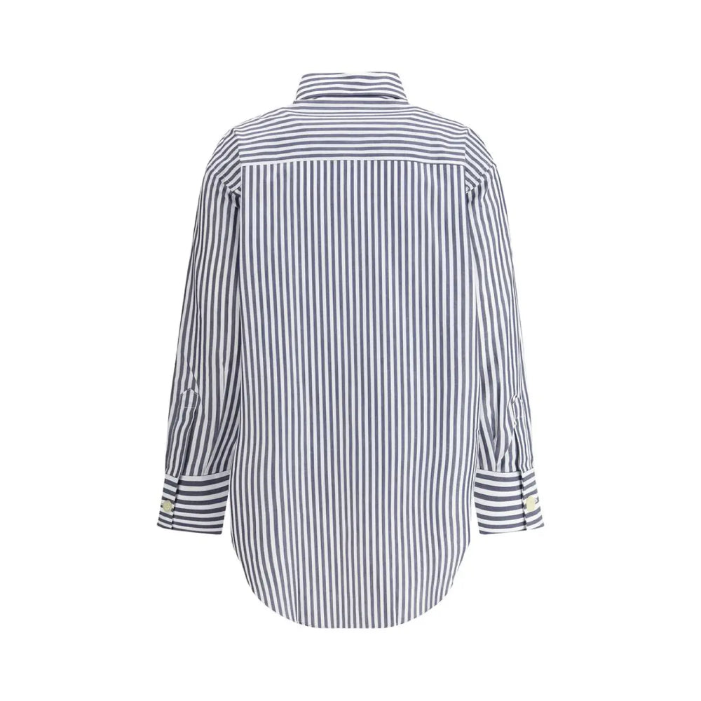 Deperlu Blue Cotton Shirt